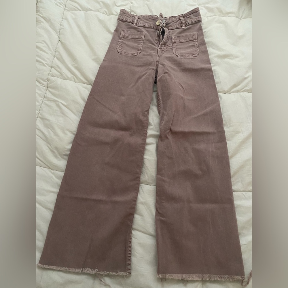 Zara high waisted wide legged Jeans